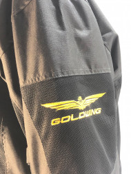 Куртка мужская текстиль/сетка GOLDWING GOLD, Черный XL