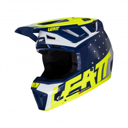 Мотошлем Leatt Moto 7.5 Helmet Kit (Blue, XXL, 2024 (1024060265))