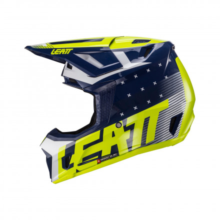 Мотошлем Leatt Moto 7.5 Helmet Kit (Blue, XXL, 2024 (1024060265))