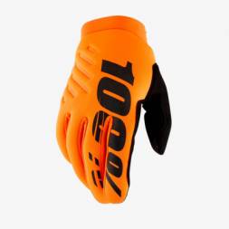 Мотоперчатки 100% Brisker Glove (Fluo Orange/Black, L, 2024 (10003-00012))