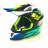 Мотошлем FS-610 Fiber WYLS (Glossy black green, M)