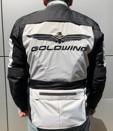 Куртка мужская текстиль/сетка GOLDWING GRAY, Серая 8XL