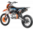 Питбайк Regulmoto SPITFIRE PRO 19/16, 140cc (Черный/ оранжевый, , 204813-1) MSD