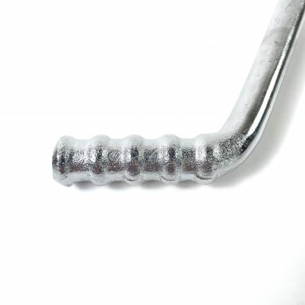 Кикстартер кованный 14 мм серебристый