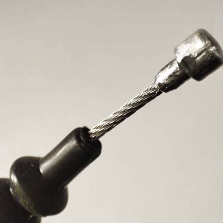 Трос сцепления 1240+130мм OTOM для двигателя ZS165-172FMM желтый